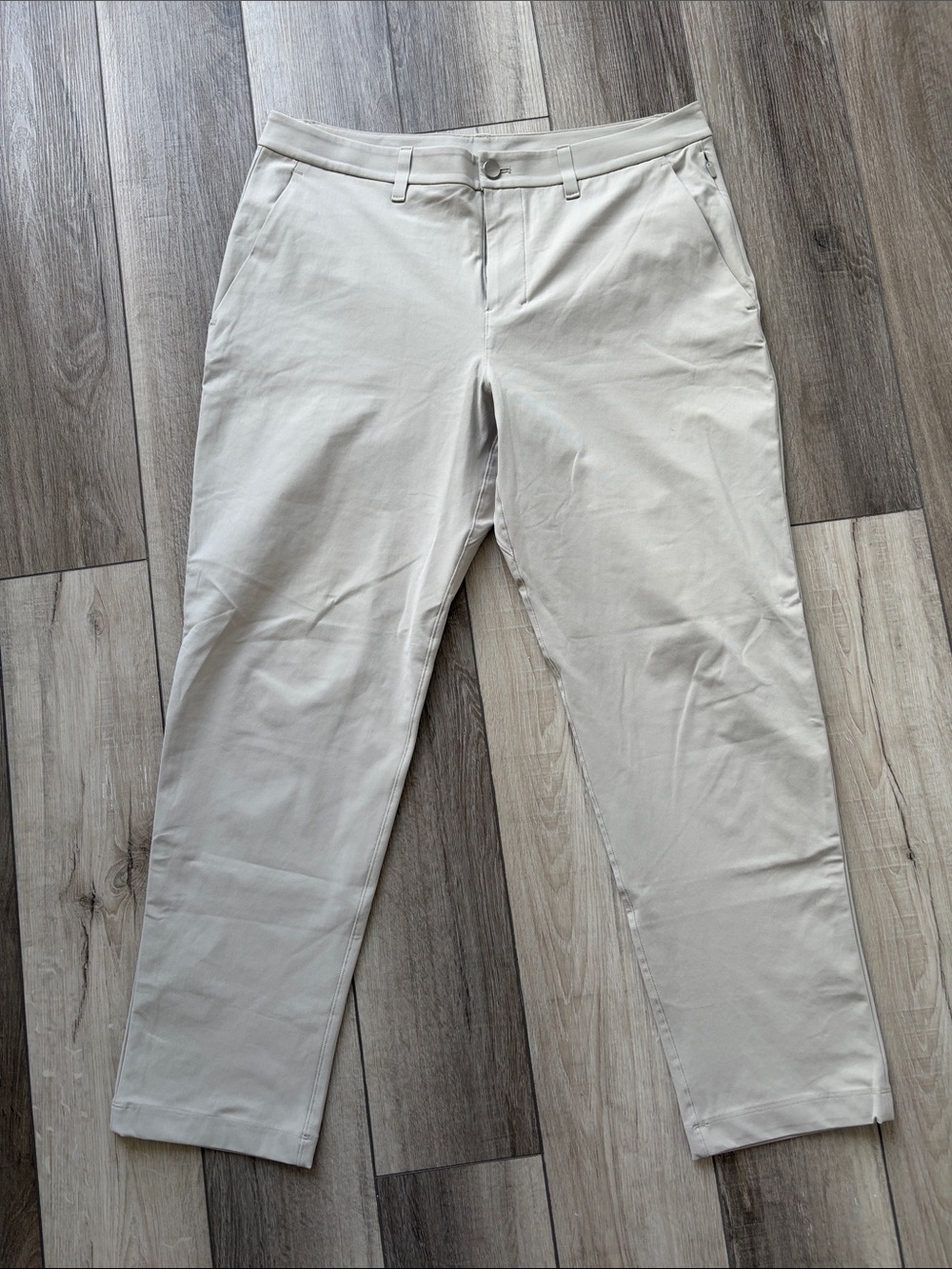Lululemon ABC Classic-Fit Trouser 30L Warpstreme - Ivory - 33x30